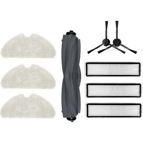 pièces de rechange pour aspirateur robot Xiaomi Dreame D10S / D10S Pro : brosse principale, filtre et chiffon de nettoyage. (1/5)