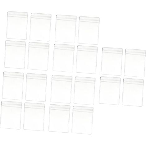 60pièces Pochette Anti-oxydation Transparente pour Bijoux De Rangement Réutilisable pour Colliers Boucles Oreilles Perles Et Photos (1/5)