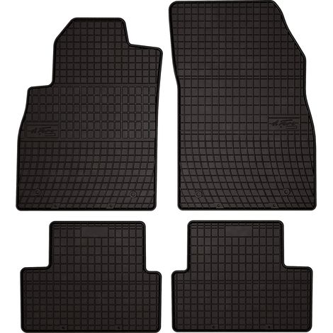 Tappetini in gomma per auto: Chevrolet Orlando I minivan (2010-2018) - neri, su misura