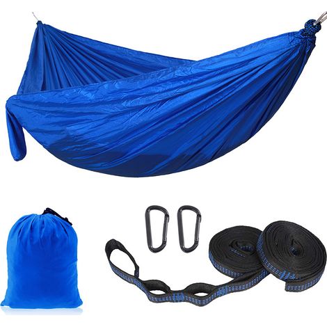 Hamac en nylon parachute simple ou double pour le camping le (1/5)
