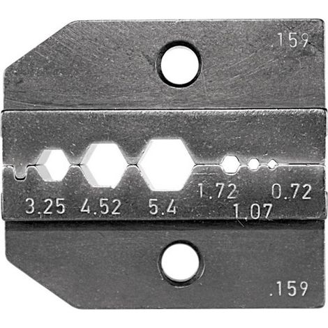Rennsteig Werkzeuge 624 159 3 0 Matrice à sertir pour connecteur coaxial RG58, RG174, RG316, RG188 adapté pour marque R (1/2)