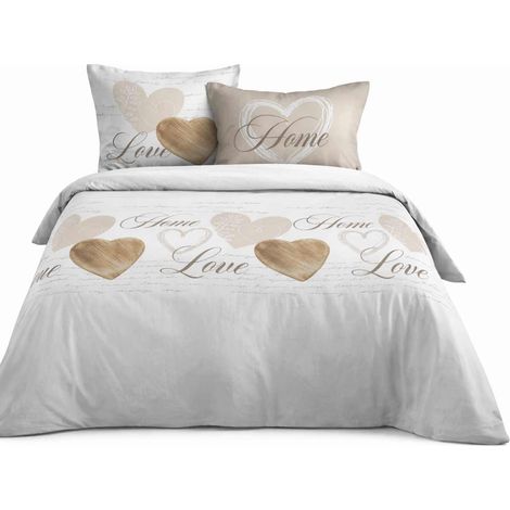 Parure housse de couette 240x220 cm Lovers