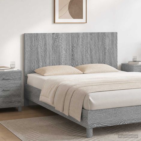 vidaXL Wall-Mounted Headboard DELFT Grey Sonoma Engineered Wood (1/5)