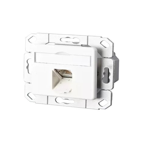 Metz Connect E-DAT C6 1 Port UPk reinweiß 1307371102-I (1/2)