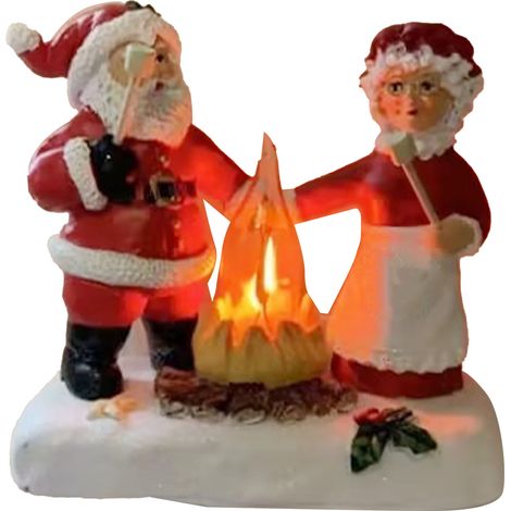Veilleuse LED Prise Murale Résine 3D Feu de Camp Faux Flamboiement Lumière Chaude Décoration Intérieure Ambiance Cosy Noël (1/5)