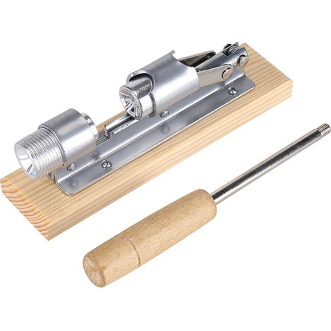 Mechanical Walnut Cracker Nut Opener Kitchen Tools Desktop Wood Base Handle (1/5)