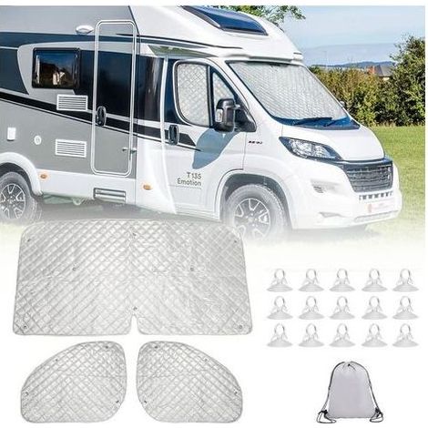 TAISHENGDA Wärmematte, kompatibel mit Ducato 2006–2021, 3-teilige Kabinenisolierung, hält warm und schützt die Privatsphäre (1/5)