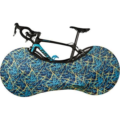 Fahrradgarage-Abdeckung, universelle staubdichte Aufbewahrungstasche für den Innenbereich, waschbare elastische Fahrradreifenabdeckung, hält Ihre Böden und Wände sauber, für Mountainbikes, Rennräder u