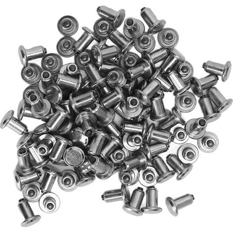 100 pcs crampons pneus argent universels antiglisse neige resistant usure pour ATV UTV chariot élévateur (1/5)