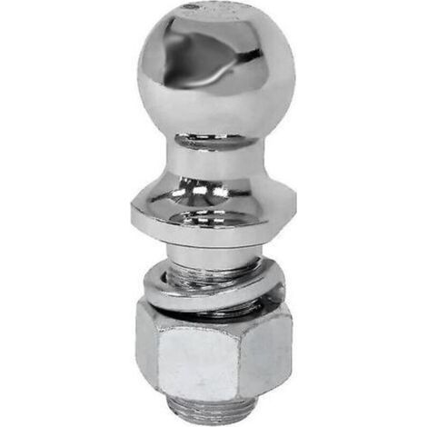 Boule de remorquage de montage d'attelage chromée capacité de 50mm de diamètre pièces de remorque accessoires de rv (1/4)