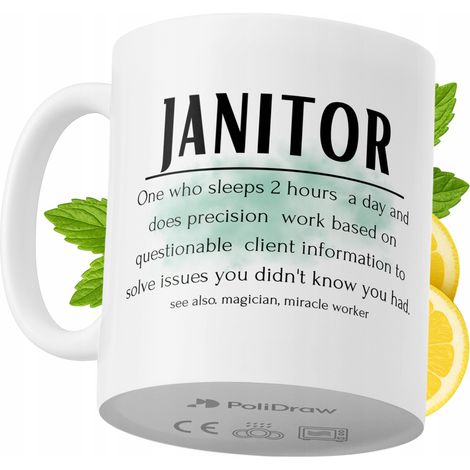 Lustige Kaffeetasse mit witzigem Textdesign für Hausmeister – ideal für Geburtstage, Namenstage und Feiertage. Hochwertige Tasse für besondere Anlässe im Büro oder Homeoffice. Farbe: Weiß, 330 ml.