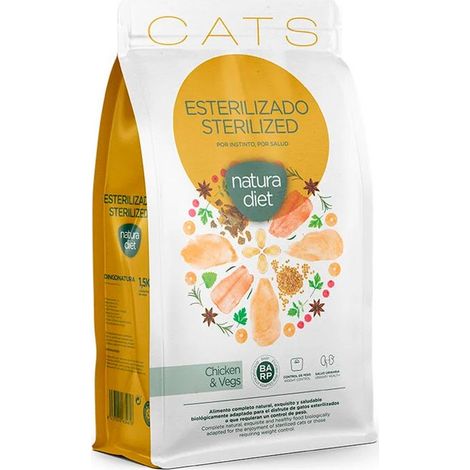 NATURA DIET CAT Poulet stérilisé 8 kg