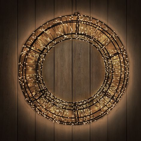2400 LED Kranz 58cm-MLK166