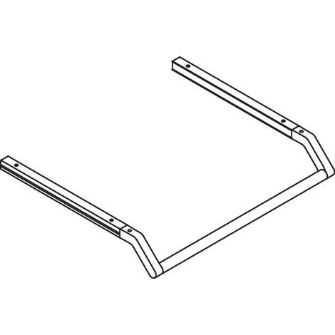 HEWI 950.13.0024 profil WT DX avec poignée de maintien 597 mm (1/2)