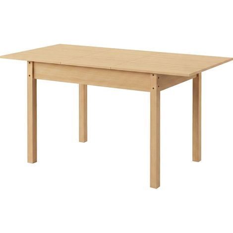 Levede Extendable Dining Table Oak Modern Rectangular Kitchen Table 4-6 Seat (1/5)