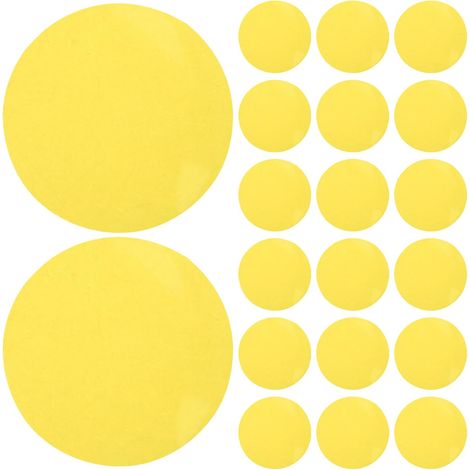 Lot de 20 filtres adhésifs Ronds de 6,6 cm (2,6 Pouces) à Changement de Couleur pour projecteurs de Lampe Torche, filtres gélatine de Correction de Couleur pour cinéma, vidéo, Photo et (1/5)