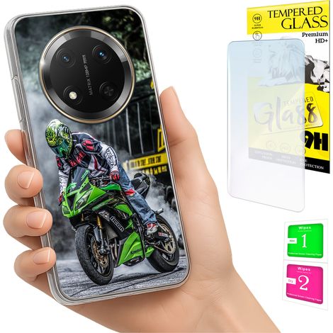 Funda para Honor Magic7 Lite con cubierta fotográfica y tapa trasera + cristal 9H (1/5)