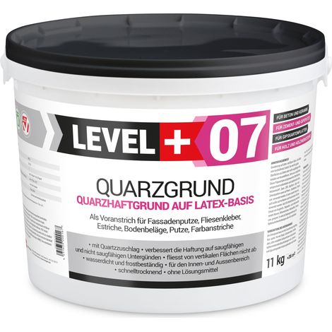 LEVEL+ Quarzgrund Grundierung Putzhaftgrund Holz OSB L+07 - 11KG