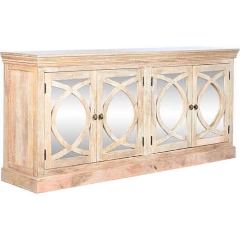 Buffet Madera Maciza Mango 200X45X90 Decape Blanco