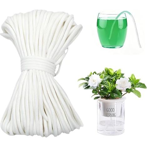 20 m 1/4 inch Automatic Plant Watering Cord for Holiday Plants Plant Pot Automatic Watering System