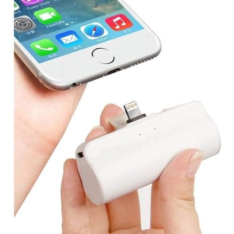 Batterie Externe 4800mAh, Power Bank Mini Chargeur, Compatible pour iPhone 12/Mini/Pro/Pro Max/11 Pro/XS Max/XR/X/8/7/6 (1/4)