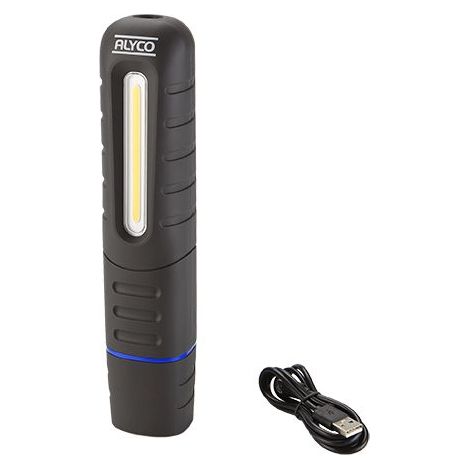 Linterna recargable abatible bifocal 10W COB IP65 ALYCO (1/5)