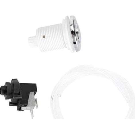 Interrupteur à Bouton D'air SPA Bouton Pneumatique De Piscine Sur Off Interrupteurs à Poussoir Ensemble De Commutateurs D'équipement De Piscine Kits De Tubes De Bain Pour Outils Domestiques (1/4)