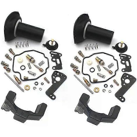 Kit de réparation de carburateur (2 pièces) pour moto VIRAGO 535 XV535 (1990-2000) : piston et flotteur.