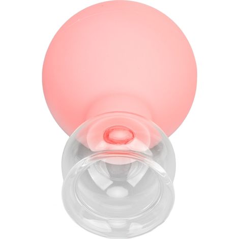 Ventouses en verre et silicone, modèle 2, pour massage par aspiration du visage, outil de beauté. (1/5)