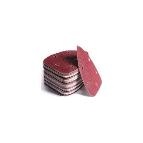 60 Pièces Feuilles Abrasives De Détail De Souris, 5 Trous Patin De Ponceuse Auto-agrippante Assortiment De Grains 40/60/ 80/120/ 180/240 Papier Abrasif Souris Pour Ponceuse (14cm x 9cm) (1/5)