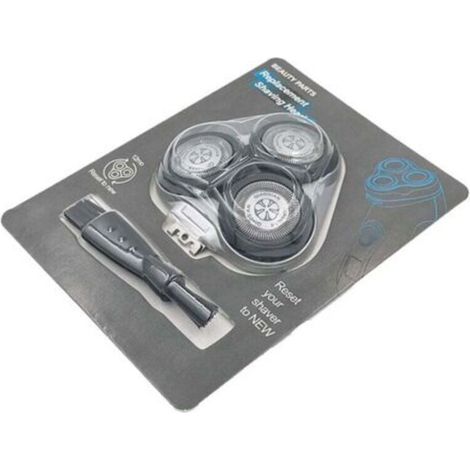 Pour S5000 S5370 S5571 S5420 S5140 S5078 S5077 S5050 S5082 S5380 S5400 Tête de Rasoir Rechange Argent (1/4)