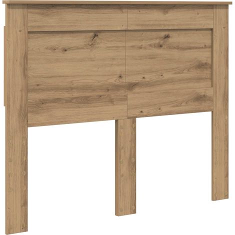 Maison Exclusive - Testiera Rovere artigianale 120 cm Legno multistrato