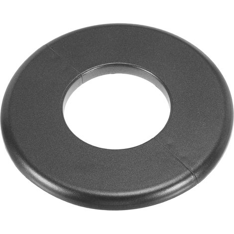 Plaque d'Écussons Auto-Adhésive Ronde en ABS 2.01"/51mm, Couverture Murale pour Tuyau d'Eau, Cache Mitigeur Douche Boucles Rosace Robinet Chauffage Plomberie Mural, Gris (1/5)