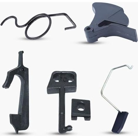 Kit de tige de starter de serrure à ressort pour déclencheur pour Husqvarna 142 137 136 141 141 36 41 Pièces de rechange pour tronçonneuse (1/5)