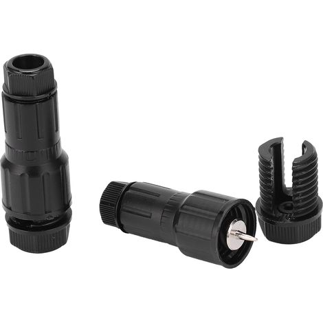 2 connecteurs de câbles basse tension en nylon et laiton pour éclairage de jardin et projecteurs extérieurs (1/5)
