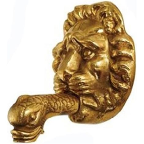 Erogatore continuo "testa di leone" bronzato (1/3)