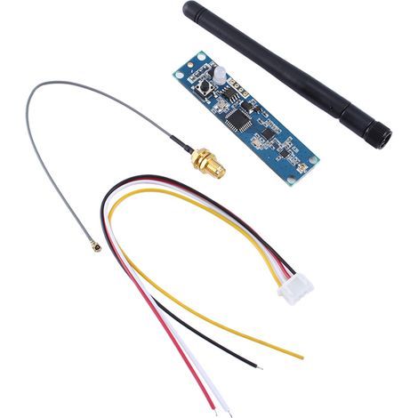 Émetteur récepteur sans fil, clé unique pour faire fonctionner les modules PCB DMX512, carte LED tricolore affichant 5 V CC pour le signal de réception (1/5)