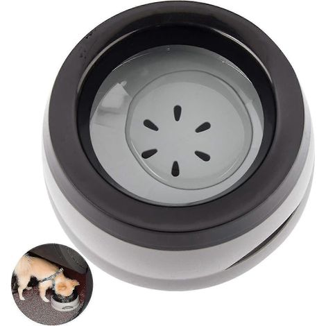 Gamelle de voyage Qianyou pour chien, 750 ml, anti-goutte, pour chat, en plastique, détachable et portable. (1/5)