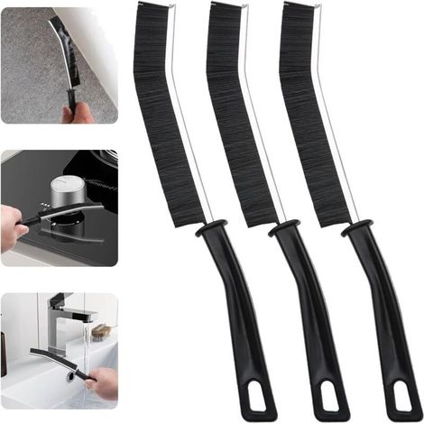 Lot de 3 Brosses de Nettoyage à Poils Durs – Brosse à Joints Carrelage, Idéal pour Salle de Bain, Cuisine, Toilettes, Évier, Douche et Sols (1/5)