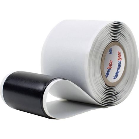 HellermannTyton HTAPE-POWER 660 Cinta adhesiva negra 3 m x 51 mm
