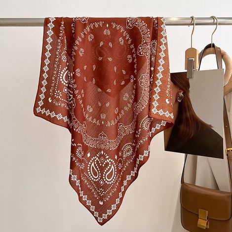 Serviette de plage en coton 68x68 cm – serviette absorbante douce, usage plage et voyage (1/3)