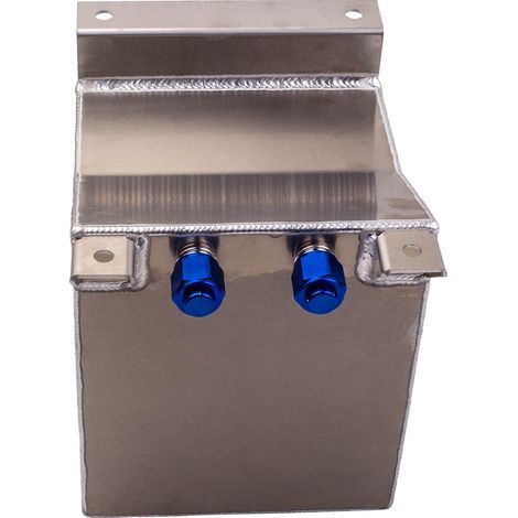 Maxpeedingrods – Bidon aluminium 10L pour voiture – Capacité 2.5 gallons – Dimensions 20.3cm x 21cm x 25.4cm – Finition argentée – Montage facile