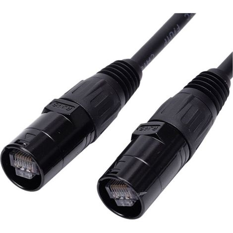 Kompatibel mit Ethercon CAT6 Netzwerkkabeln mit RJ45-Stecker, geeignet für Ethercon, Studio-Setups, Tourneen, Live-Produktionen und Konzerte.