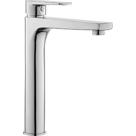 Rubinetto lavabo alto canna lunga cromato serie Erika (1/2)