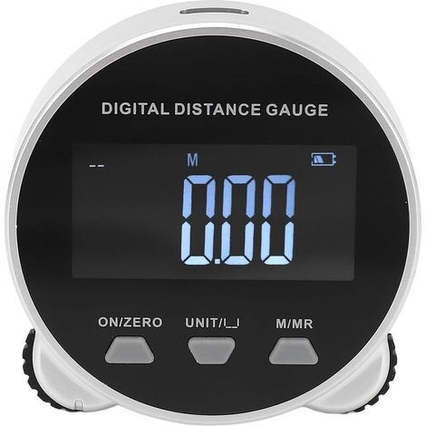 Jauge de Distance Numérique 0-199,999 mètres / 0-656,2 Pieds, Ruban à Mesurer Numérique Rechargeable, écran LCD, Outil de Mesure électronique de Roulement Longue Distance (1/5)