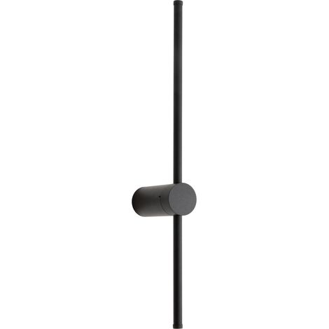 Applique loft minimal nera lineare LED 9W 3000K Maxlight (1/3)