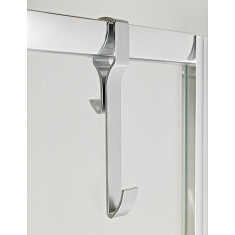Nuie Chrome Shower Enclosure Hook for Showers With Frames - ACC004 (1/2)
