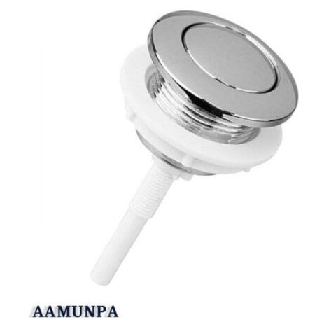 Bouton de chasse d'eau pour toilettes 38 mm,Bouton poussoir simple pour chasse d'eau de toilette (1/4)