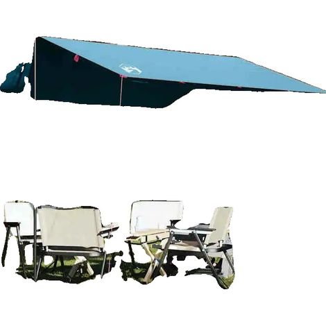Wander Camping Plane, Robustes Wasserdichtes Material, Einfache Einrichtung, 300 x 294 cm (1/2)