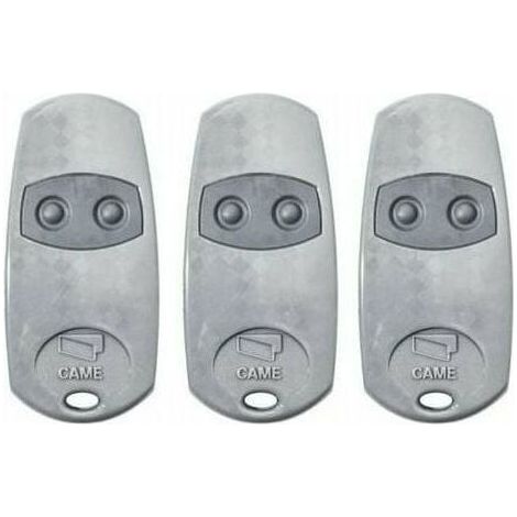 Telecommande d'origine Came TOP432EE 3 pieces. Frequence de code fixe 433,92 MHz